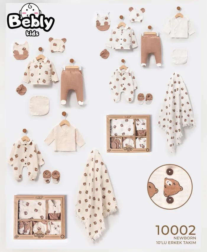 Bebly hastane çıkışı seti, model 10002