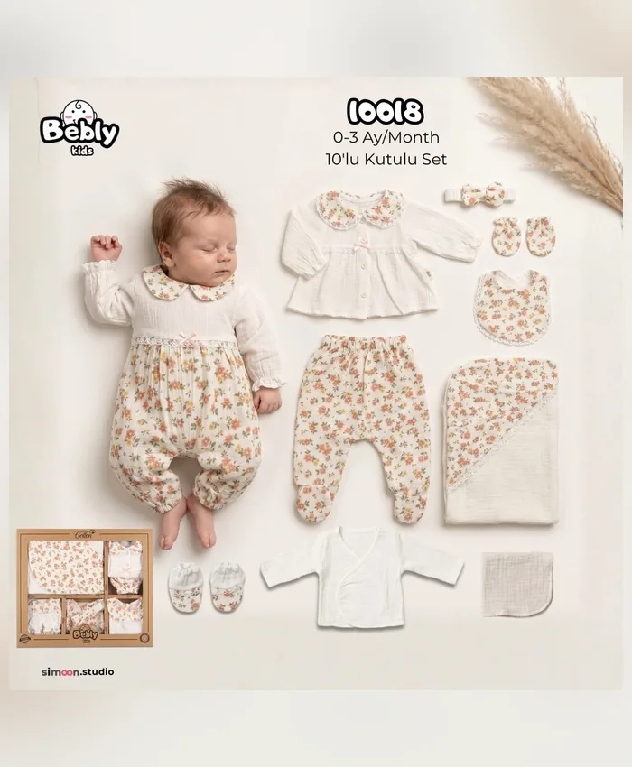 Bebly hastane çıkışı seti, model 10018