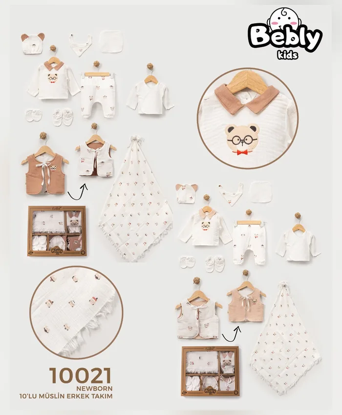 Bebly hastane çıkışı seti, model 10021