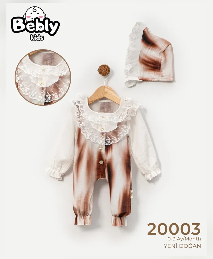 Bebly yenidoğan tulumu / takım, model 20003