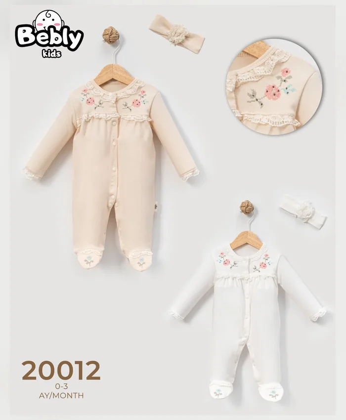 Bebly yenidoğan tulumu / takım, model 20012