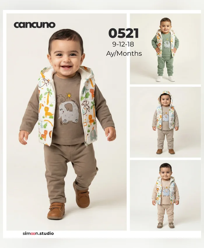 Can Cuno kışlık bebek giyim, model 0521
