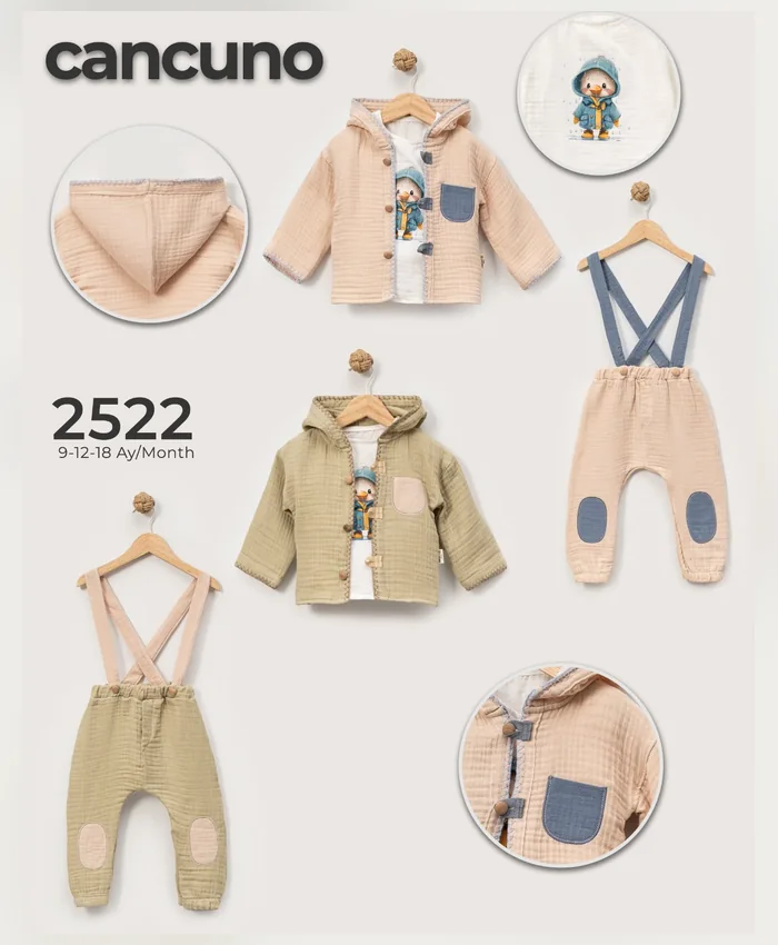 Can Cuno kışlık bebek giyim, model 2522