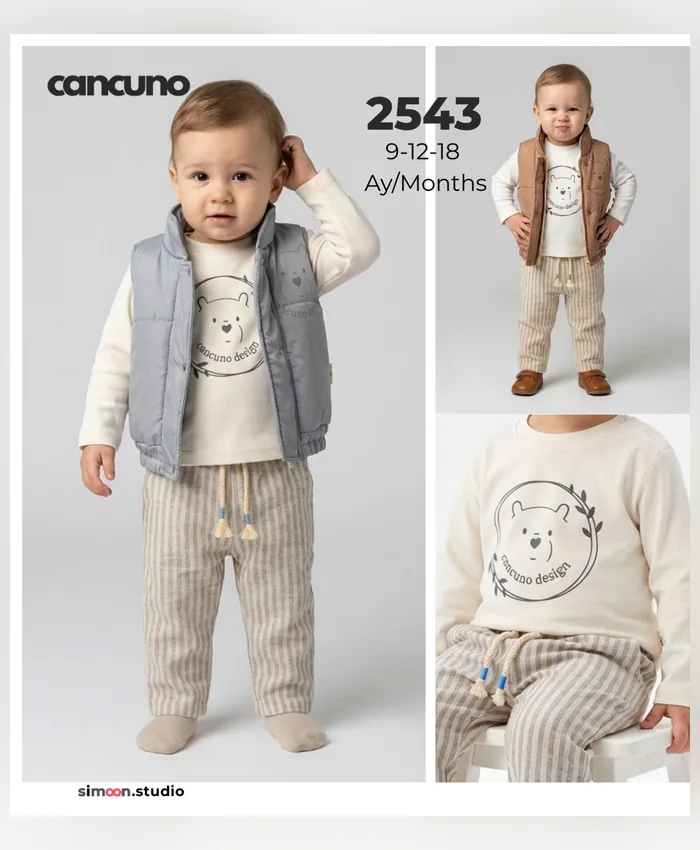 Can Cuno kışlık bebek giyim, model 2543