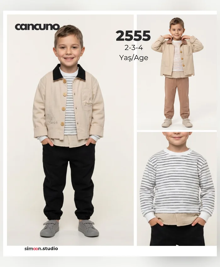 Can Cuno kışlık bebek giyim, model 2555