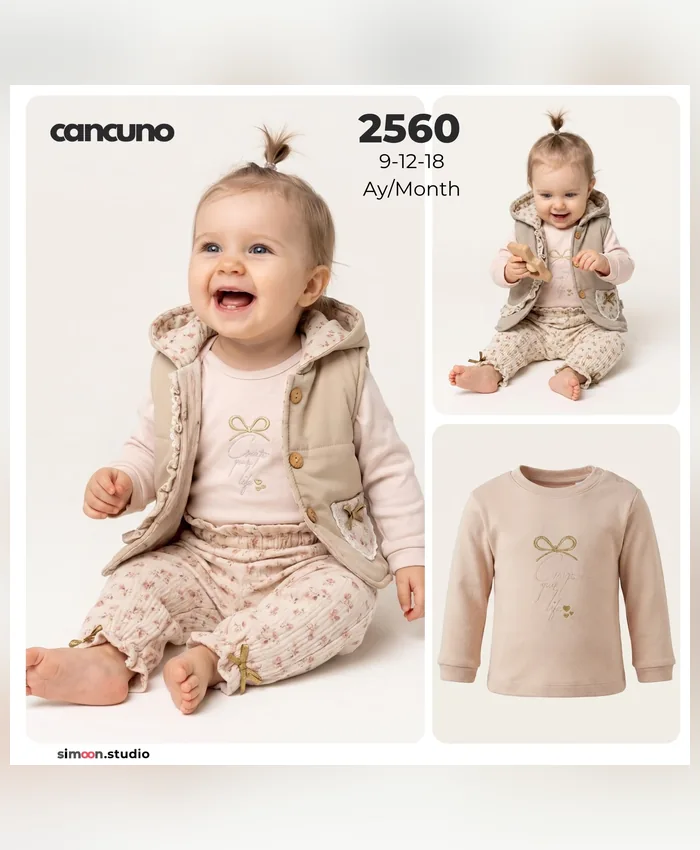 Can Cuno kışlık bebek giyim, model 2560