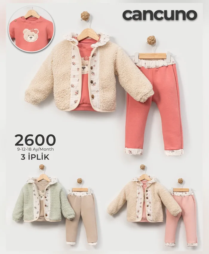 Can Cuno kışlık bebek giyim, model 2600
