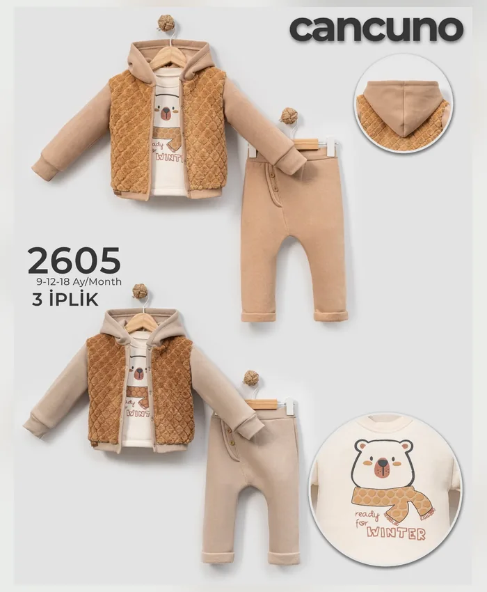 Can Cuno kışlık bebek giyim, model 2605