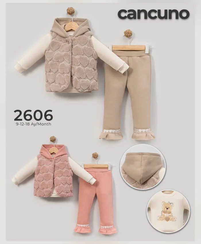 Can Cuno kışlık bebek giyim, model 2606