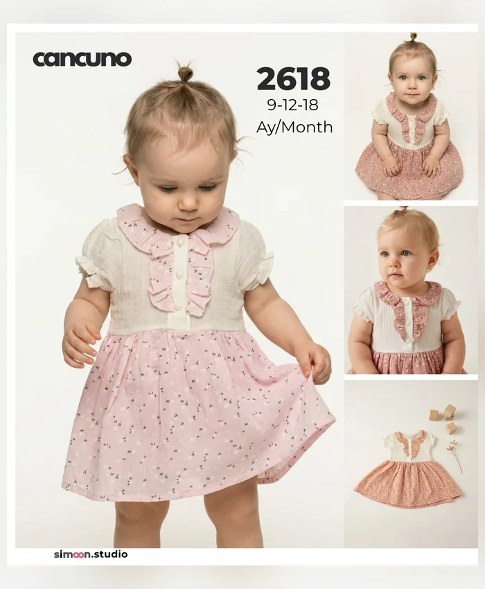 Can Cuno yazlık bebek giyim, model 2618