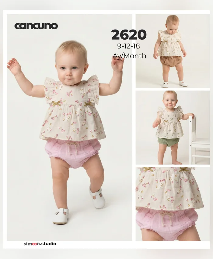 Can Cuno yazlık bebek giyim, model 2620