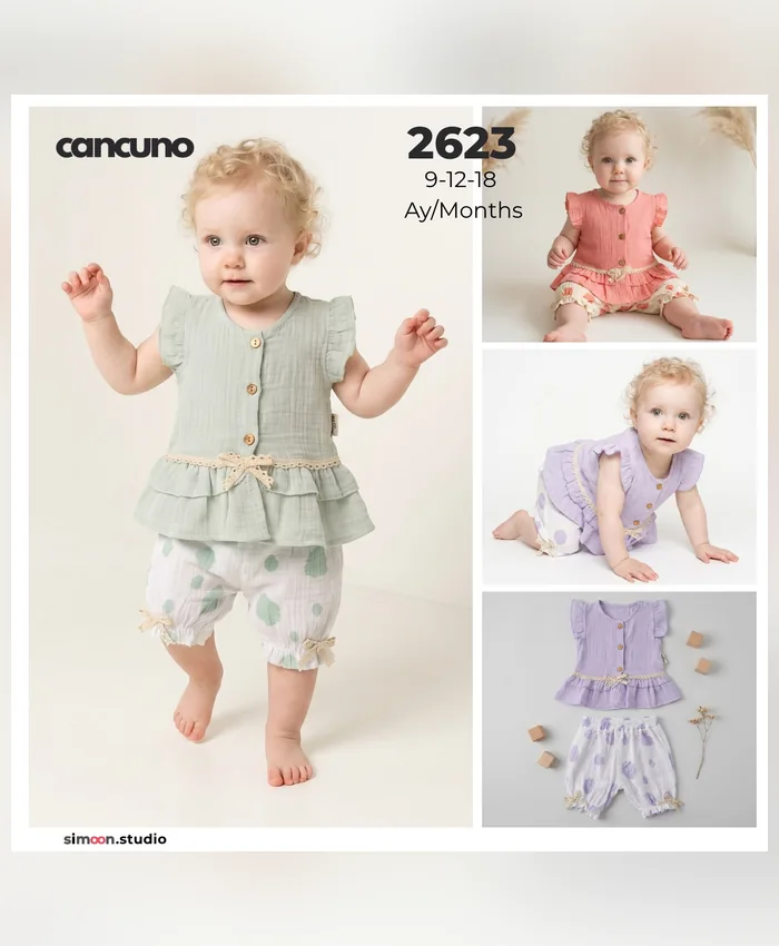 Can Cuno yazlık bebek giyim, model 2623