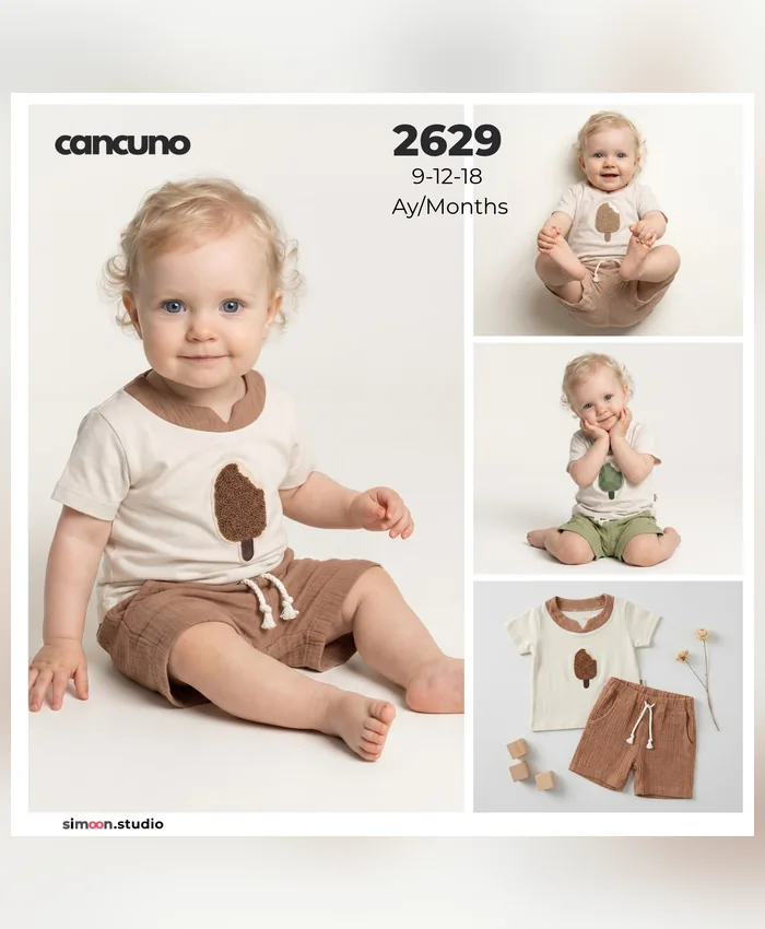 Can Cuno yazlık bebek giyim, model 2629