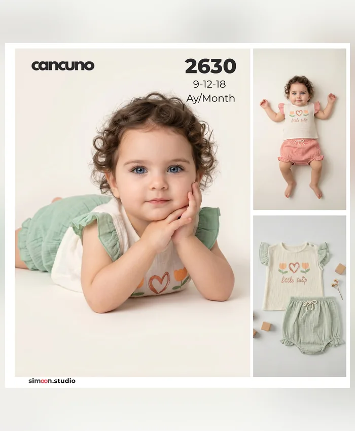 Can Cuno yazlık bebek giyim, model 2630