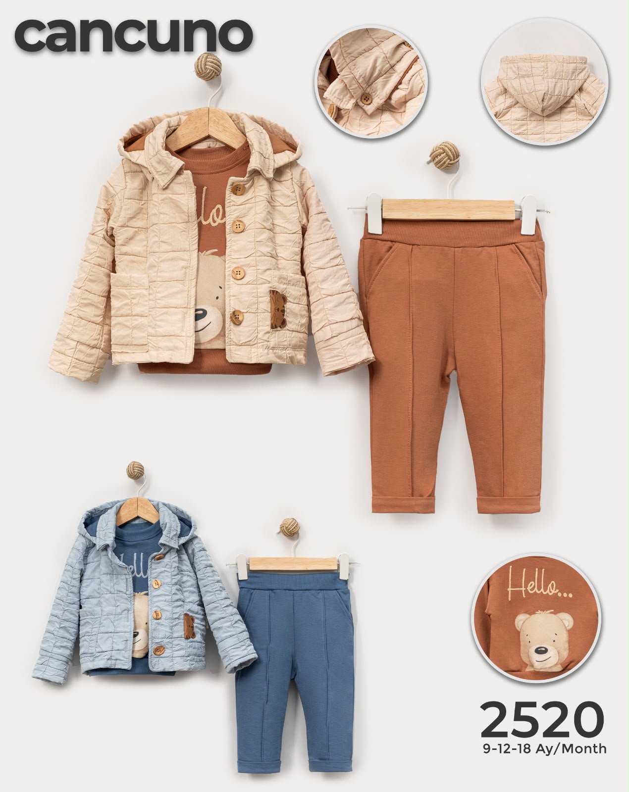 Can Cuno kışlık bebek giyim model 2520