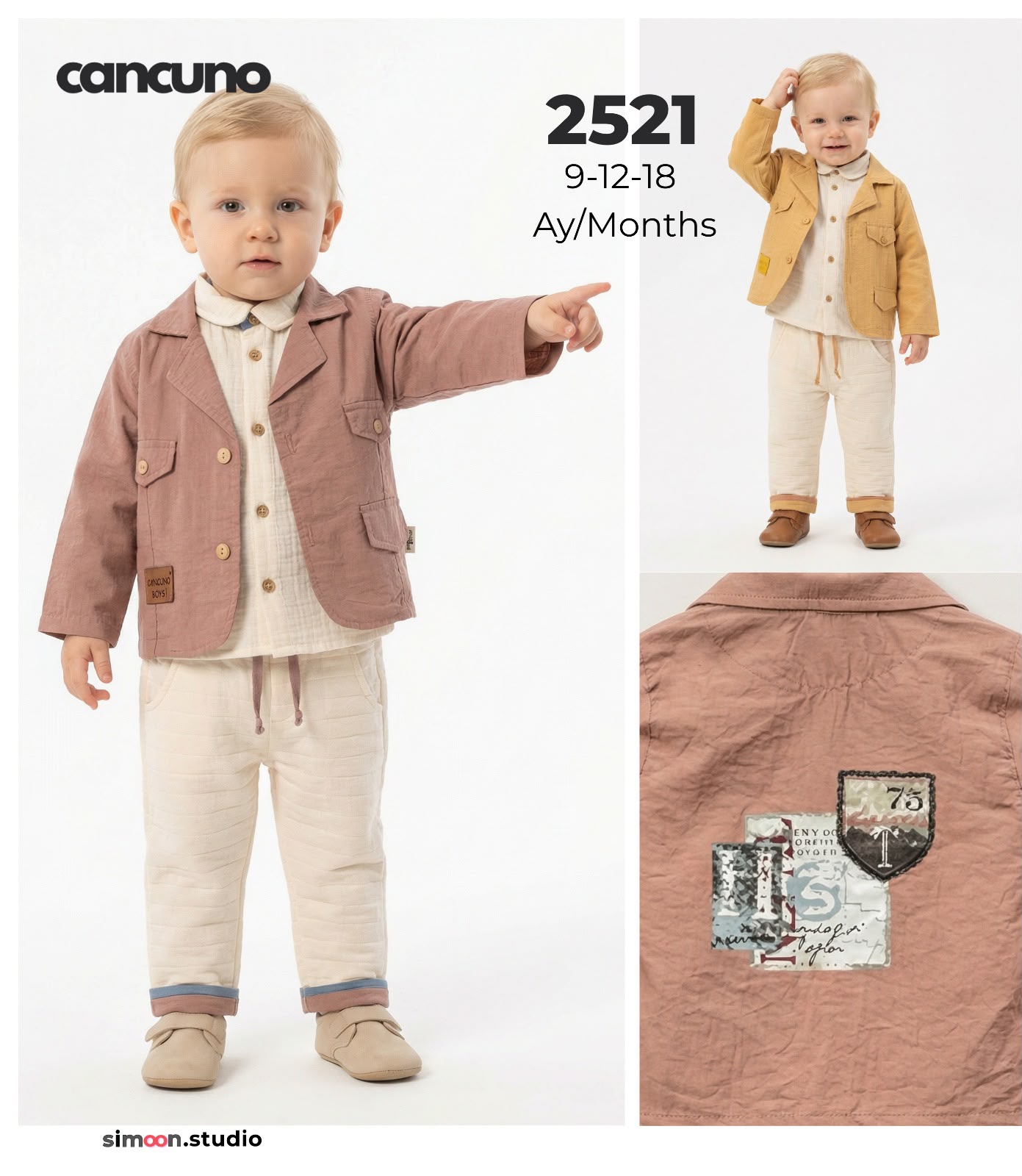 Can Cuno kışlık bebek giyim model 2521