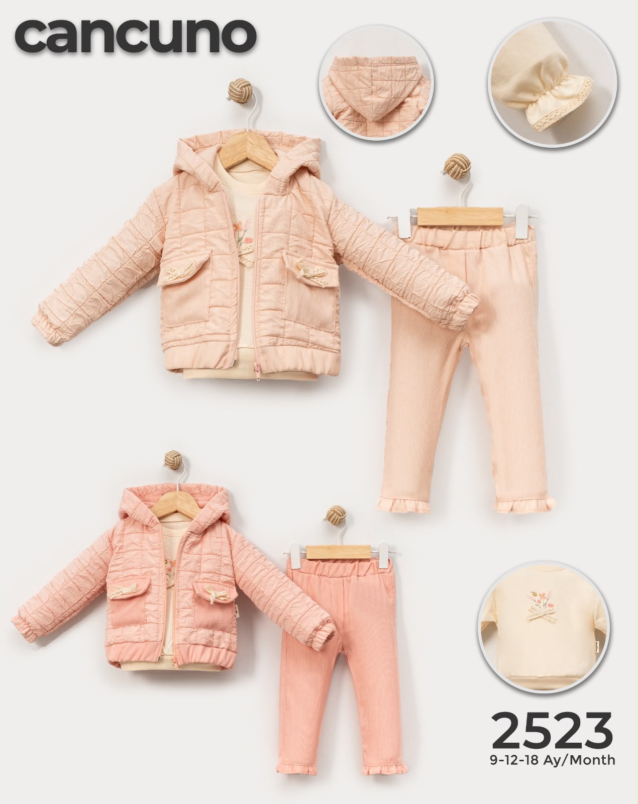 Can Cuno kışlık bebek giyim model 2523