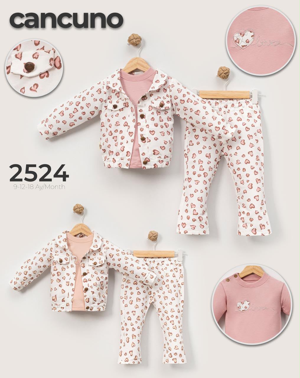 Can Cuno kışlık bebek giyim model 2524