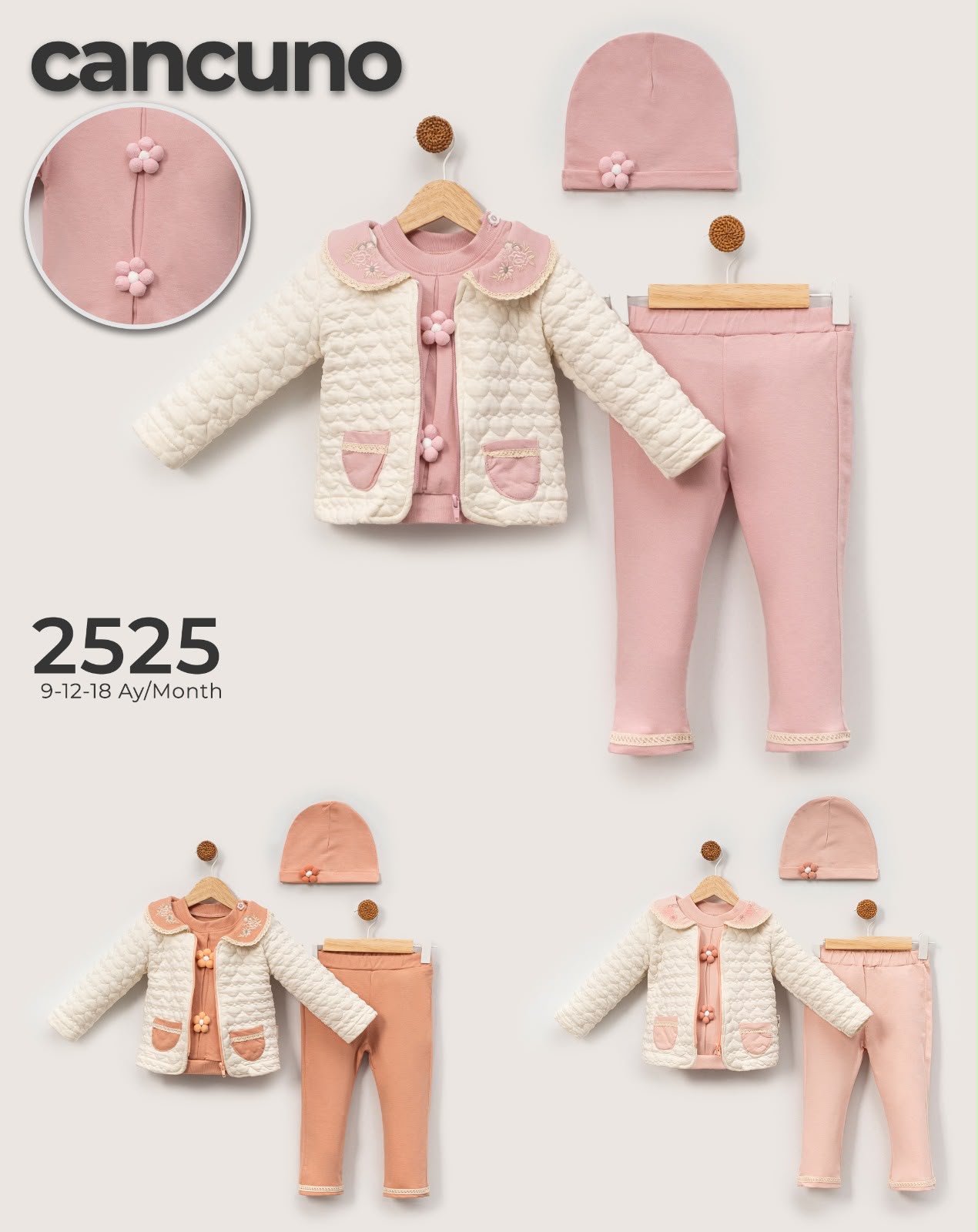 Can Cuno kışlık bebek giyim model 2525