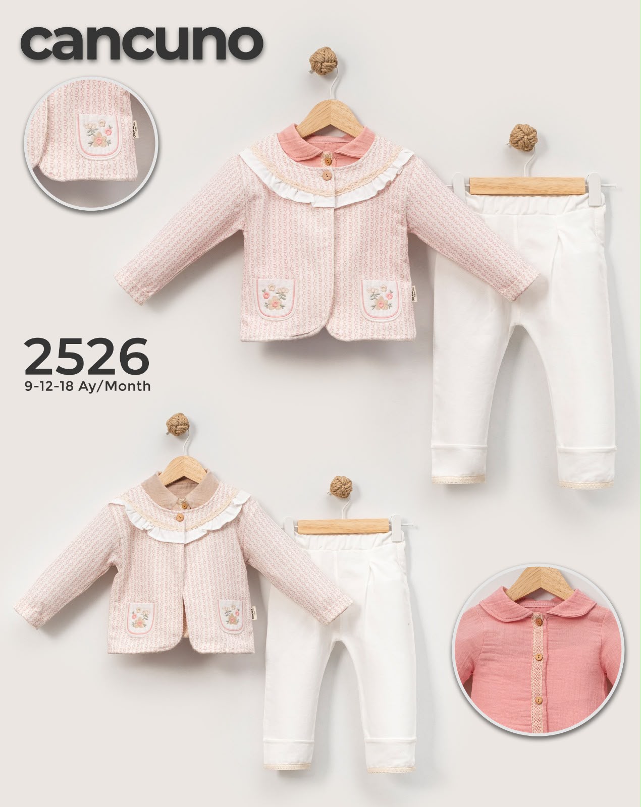 Can Cuno kışlık bebek giyim model 2526