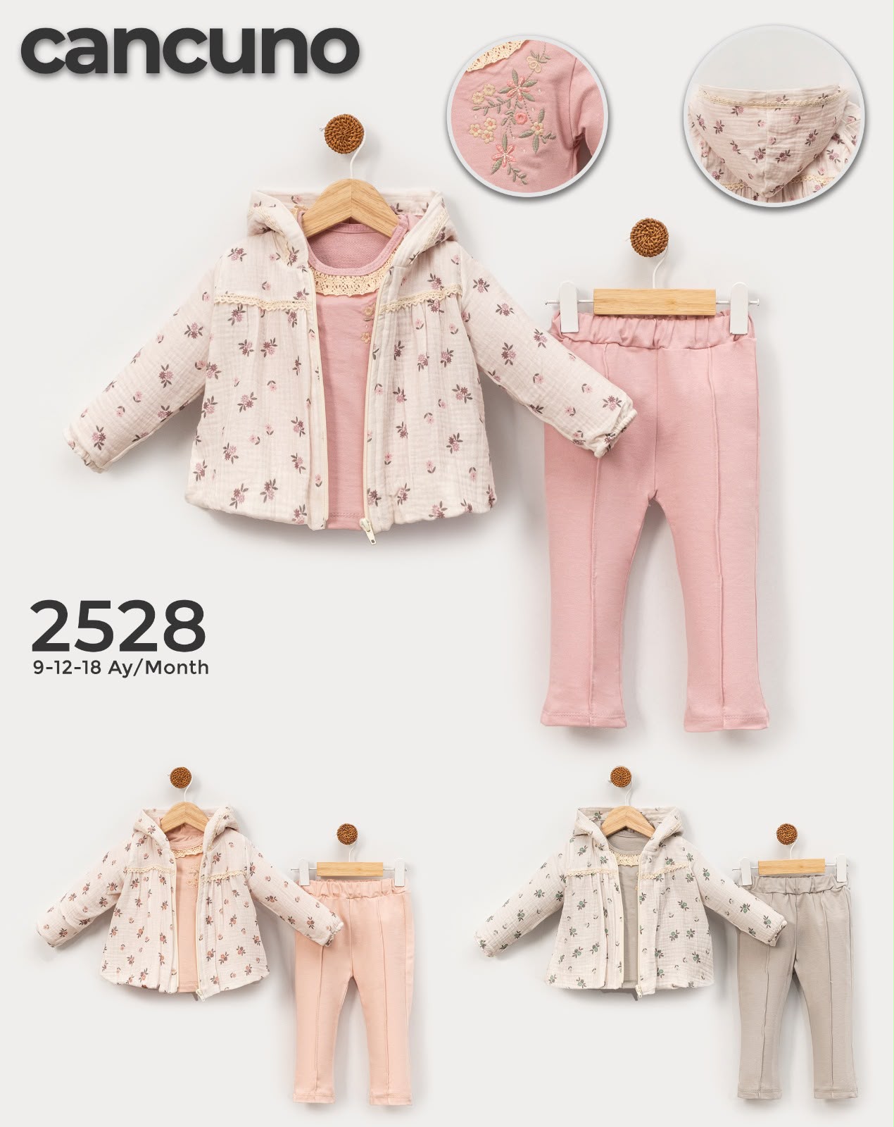 Can Cuno kışlık bebek giyim model 2528