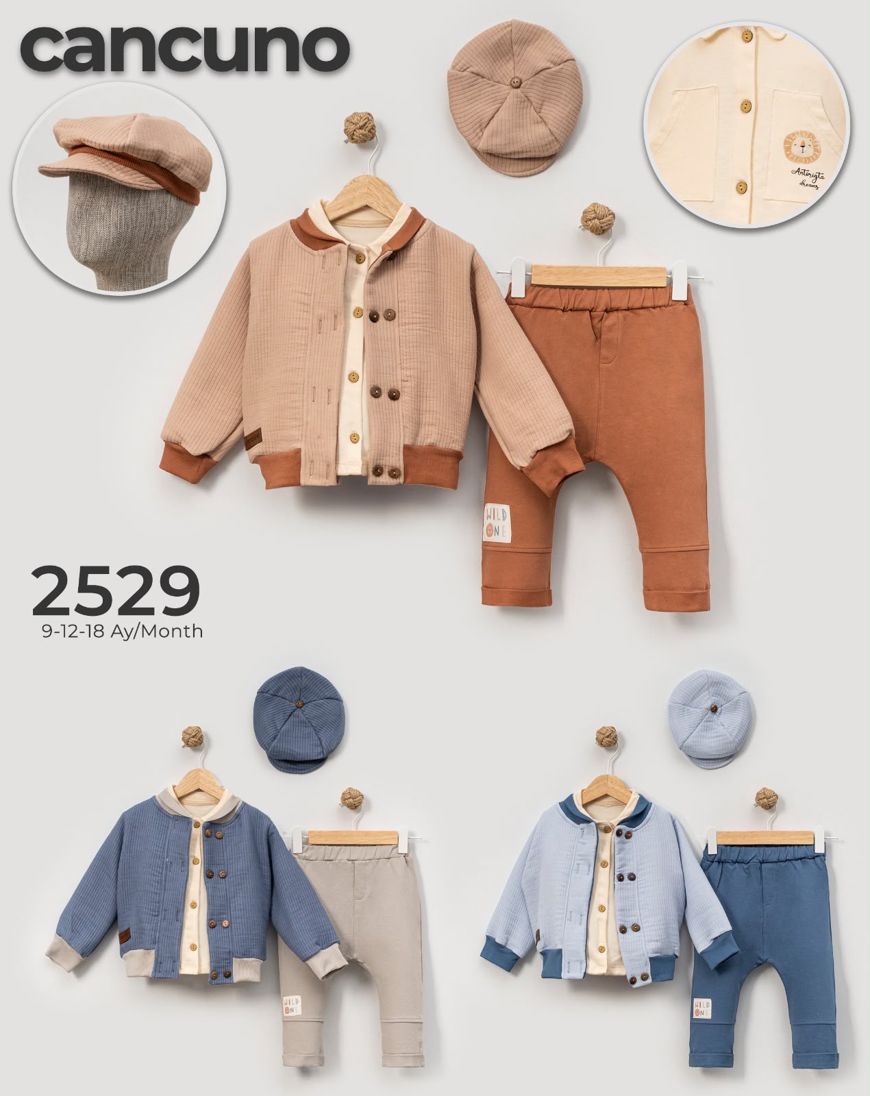 Can Cuno kışlık bebek giyim model 2529