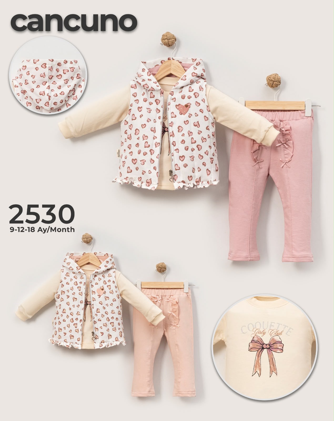 Can Cuno kışlık bebek giyim model 2530