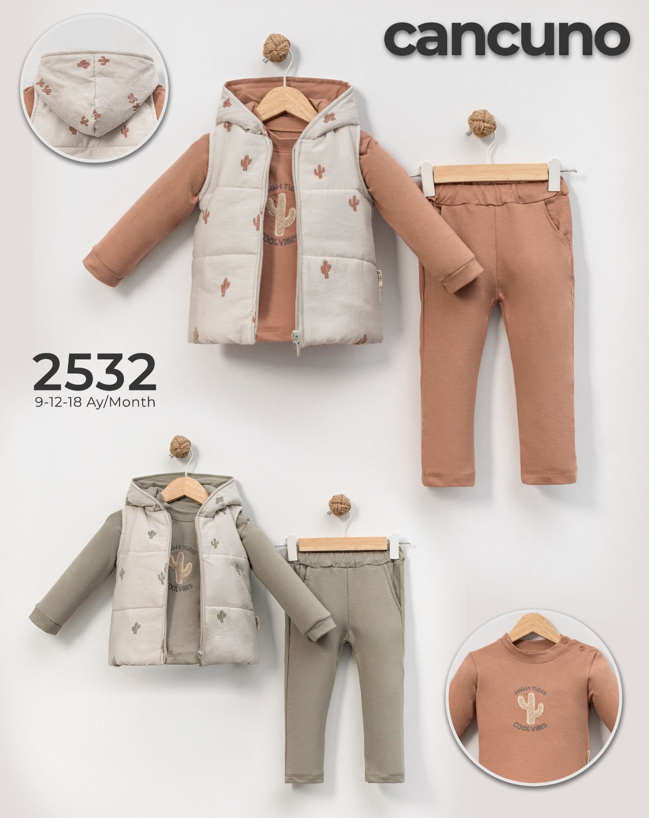 Can Cuno kışlık bebek giyim model 2532