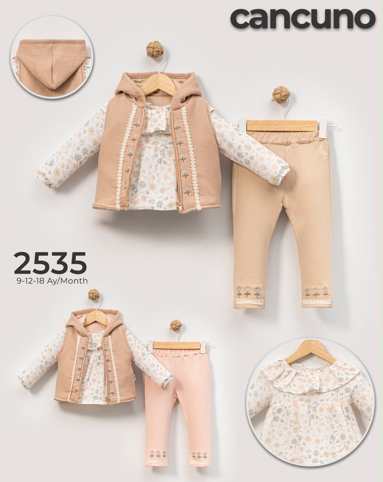 Can Cuno kışlık bebek giyim model 2535