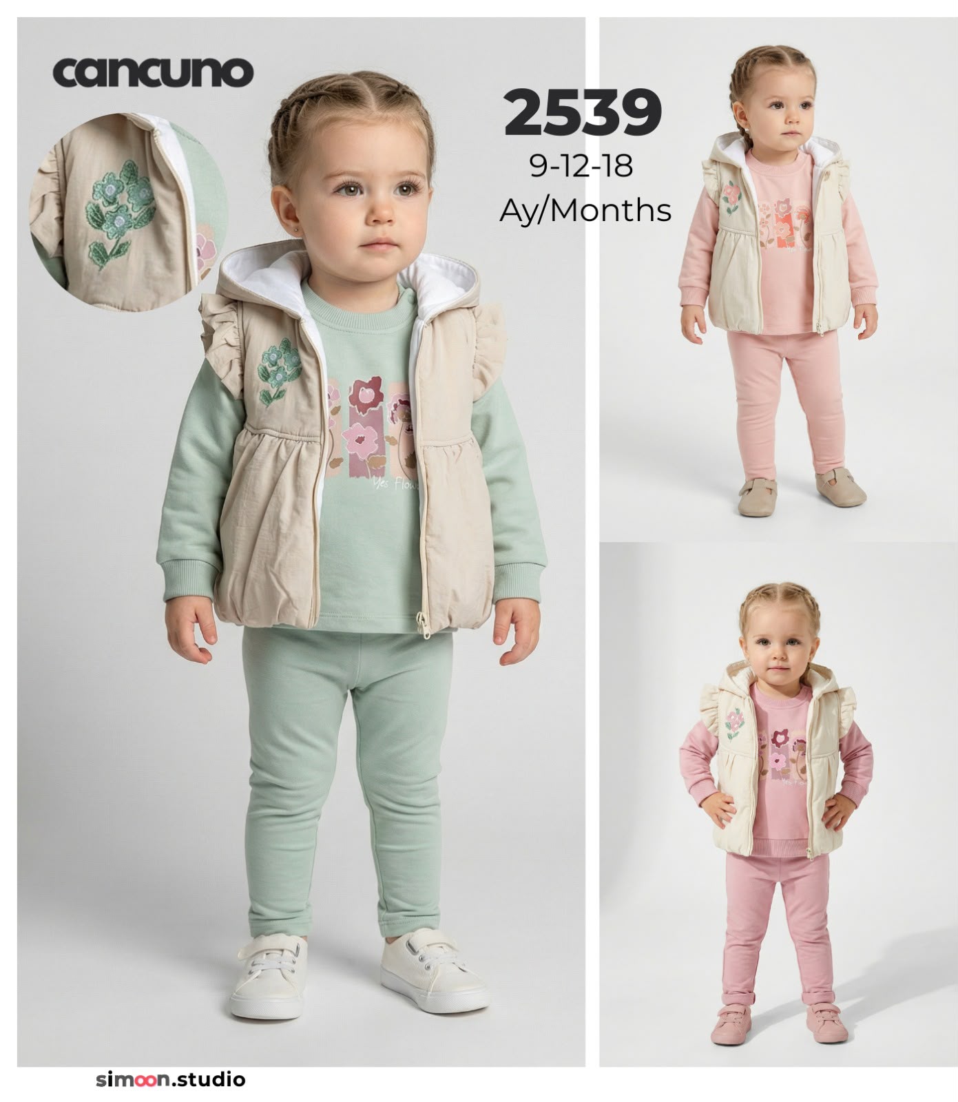 Can Cuno kışlık bebek giyim model 2539