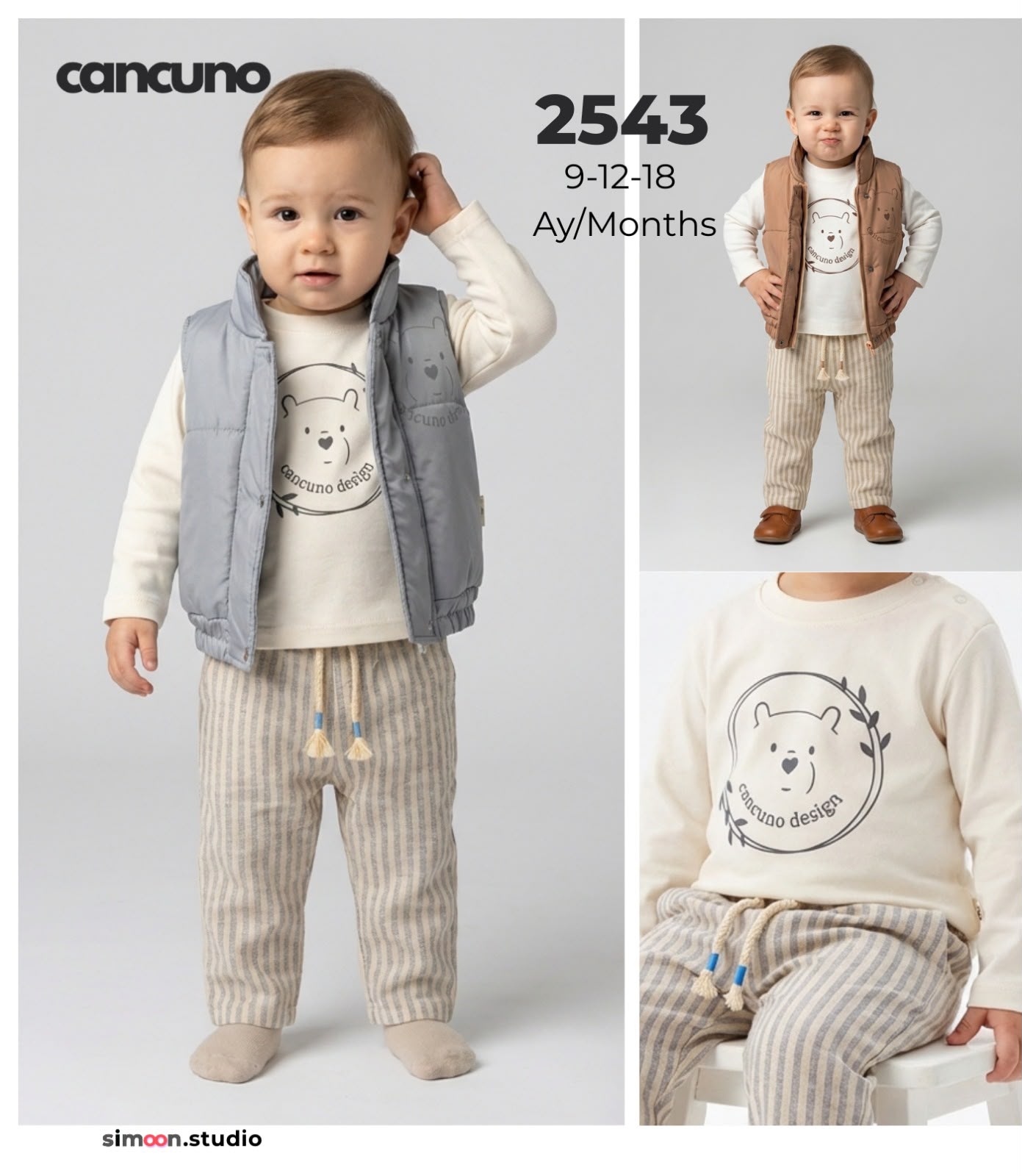 Can Cuno kışlık bebek giyim model 2543