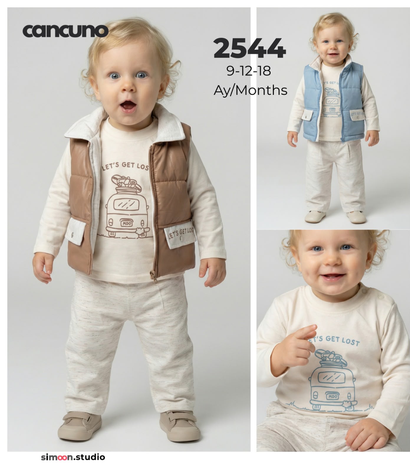 Can Cuno kışlık bebek giyim model 2544
