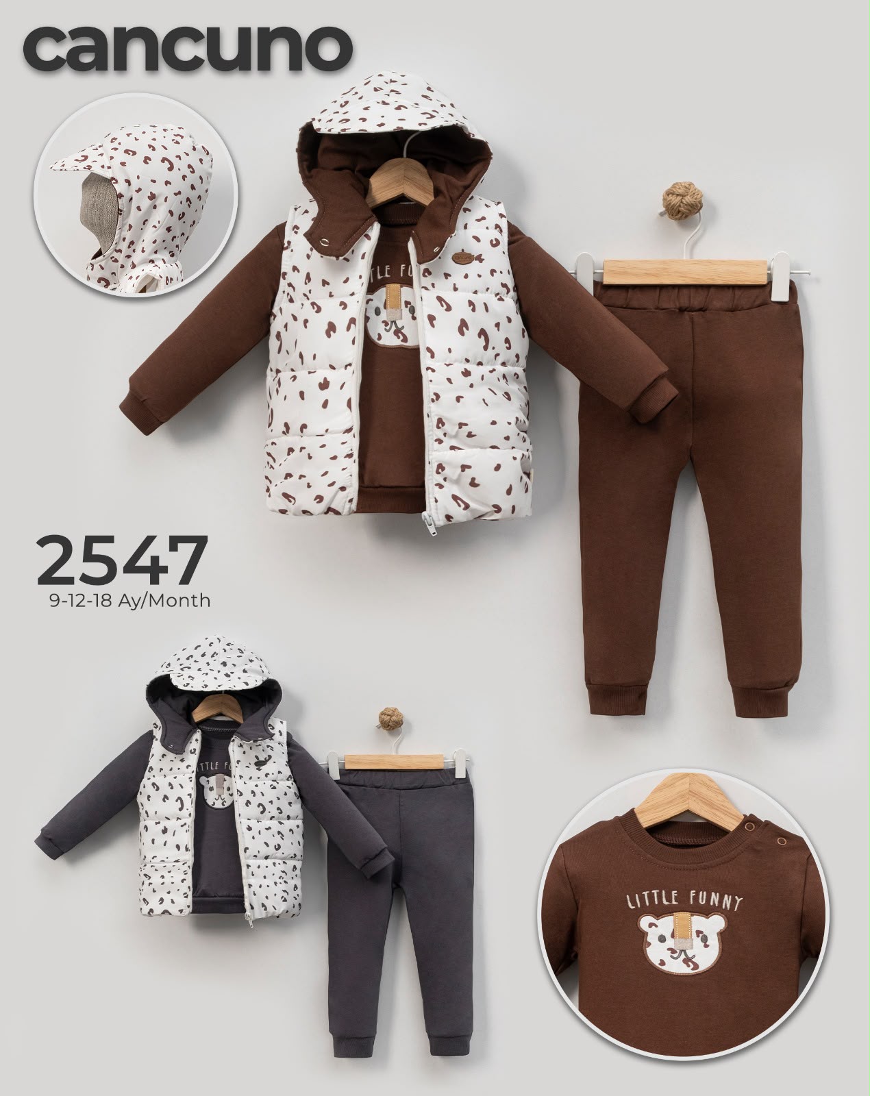 Can Cuno kışlık bebek giyim model 2547
