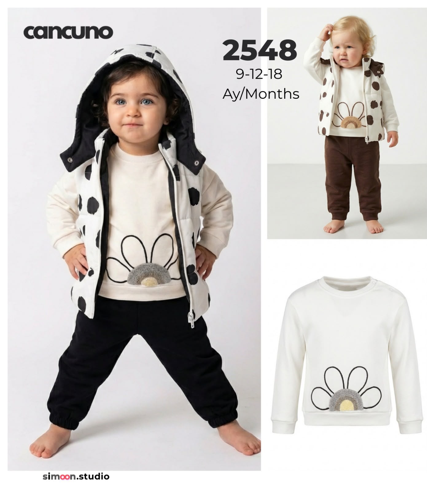 Can Cuno kışlık bebek giyim model 2548