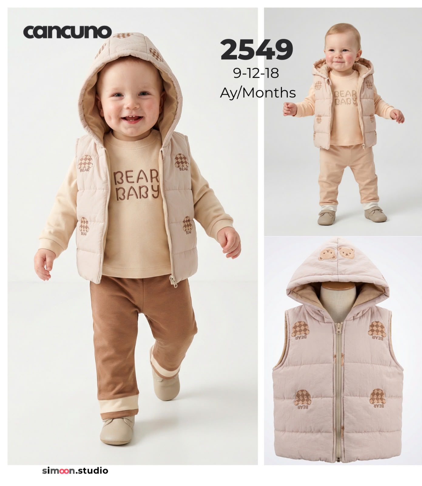 Can Cuno kışlık bebek giyim model 2549
