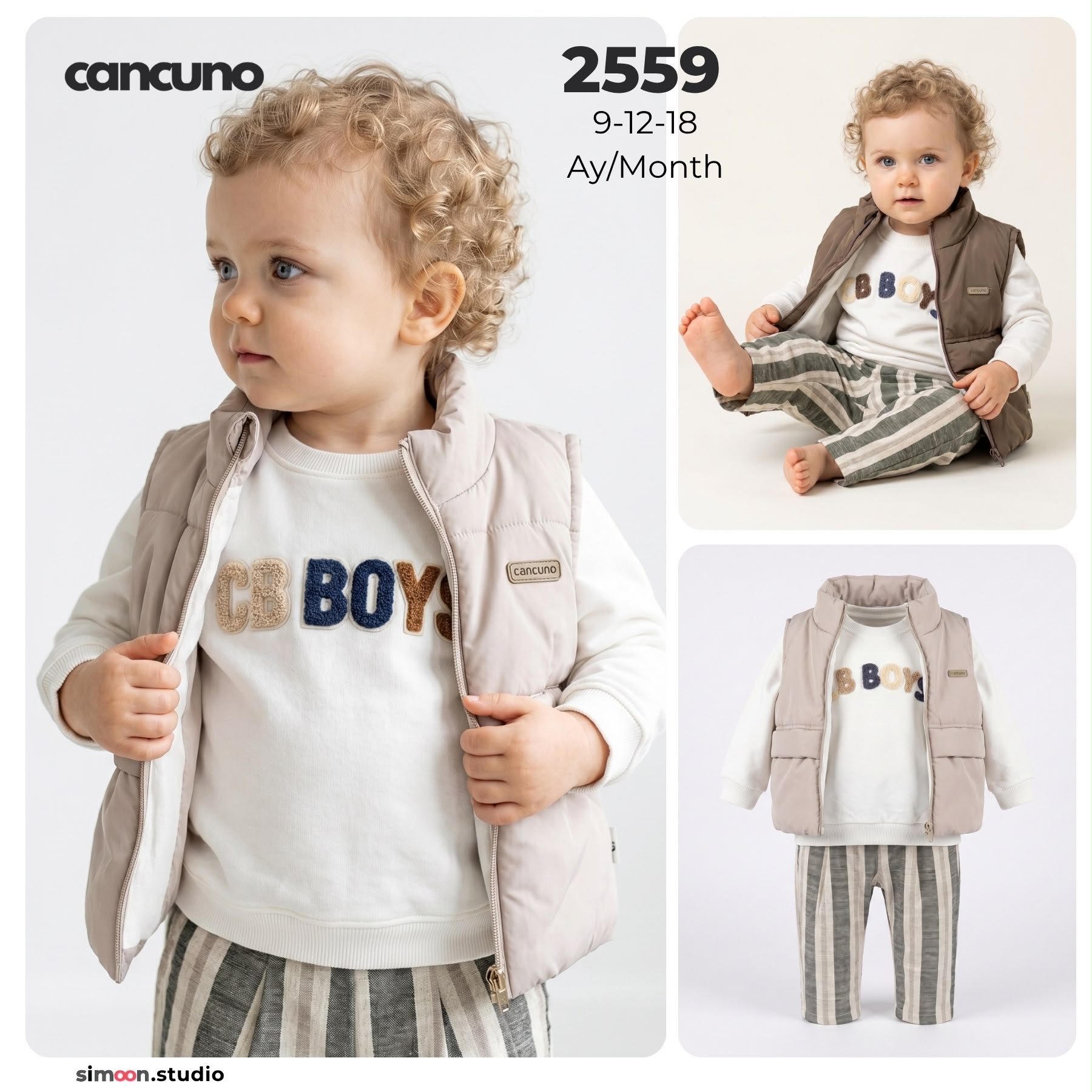 Can Cuno kışlık bebek giyim model 2559