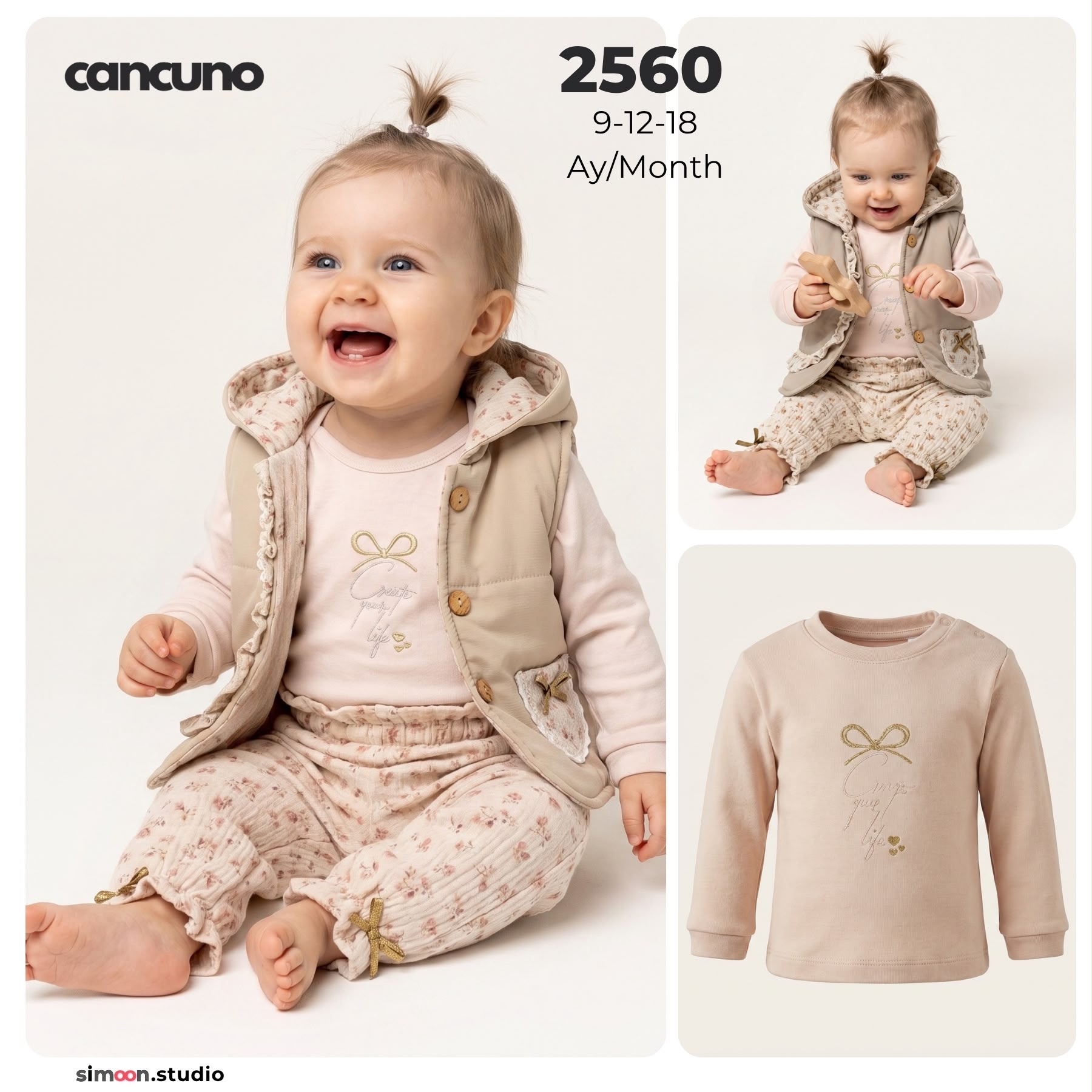 Can Cuno kışlık bebek giyim model 2560