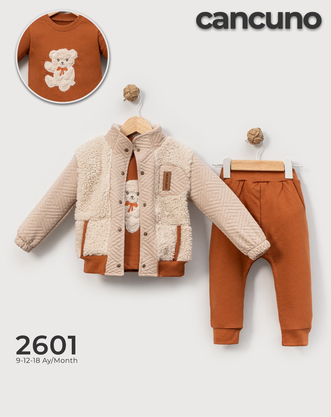 Can Cuno kışlık bebek giyim model 2601