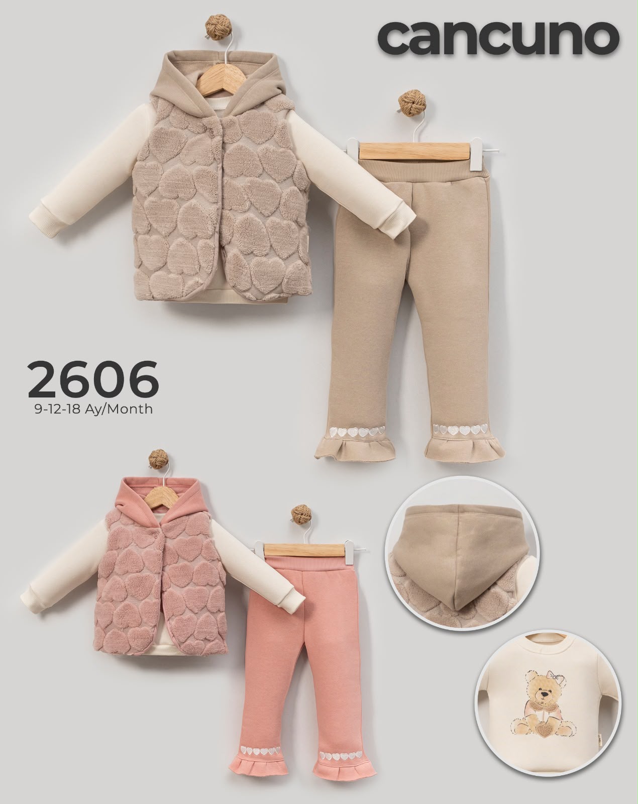Can Cuno kışlık bebek giyim model 2606