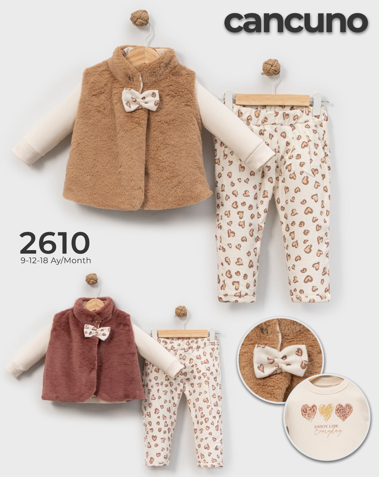 Can Cuno kışlık bebek giyim model 2610