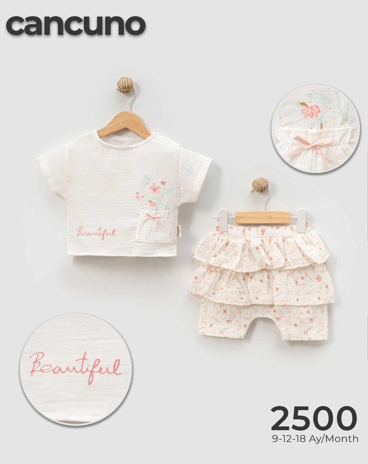 Can Cuno yazlık bebek giyim model 2500