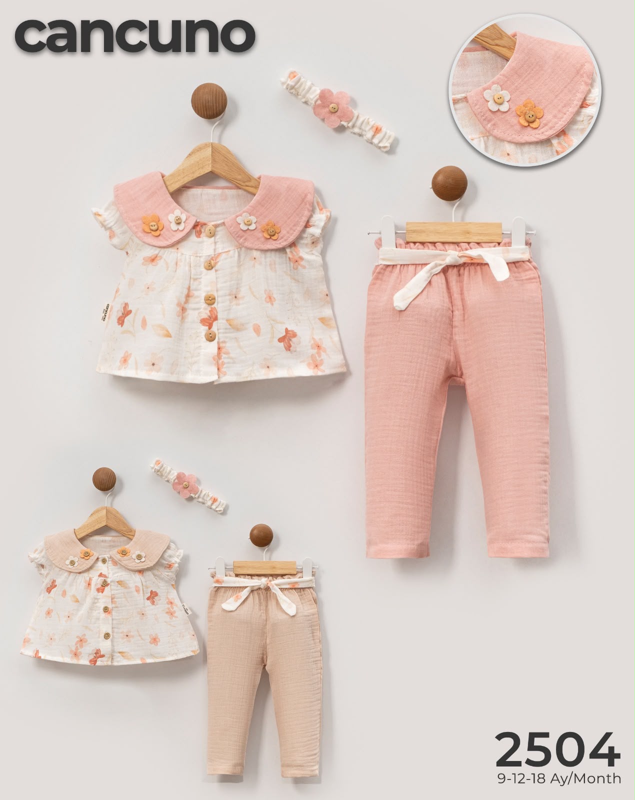 Can Cuno yazlık bebek giyim model 2504