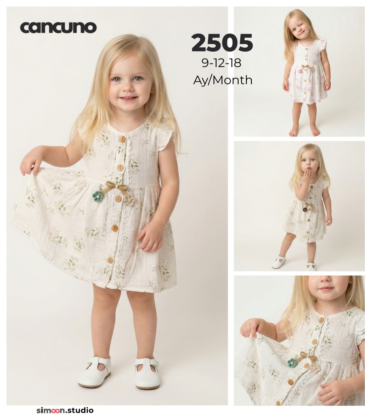 Can Cuno yazlık bebek giyim model 2505