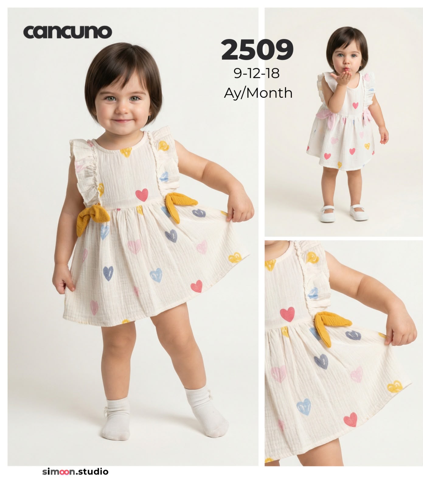Can Cuno yazlık bebek giyim model 2509