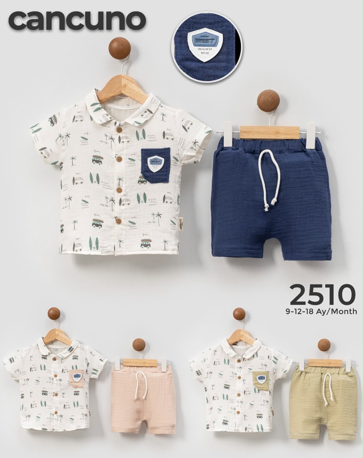 Can Cuno yazlık bebek giyim model 2510