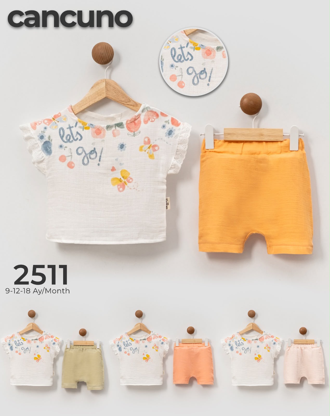 Can Cuno yazlık bebek giyim model 2511