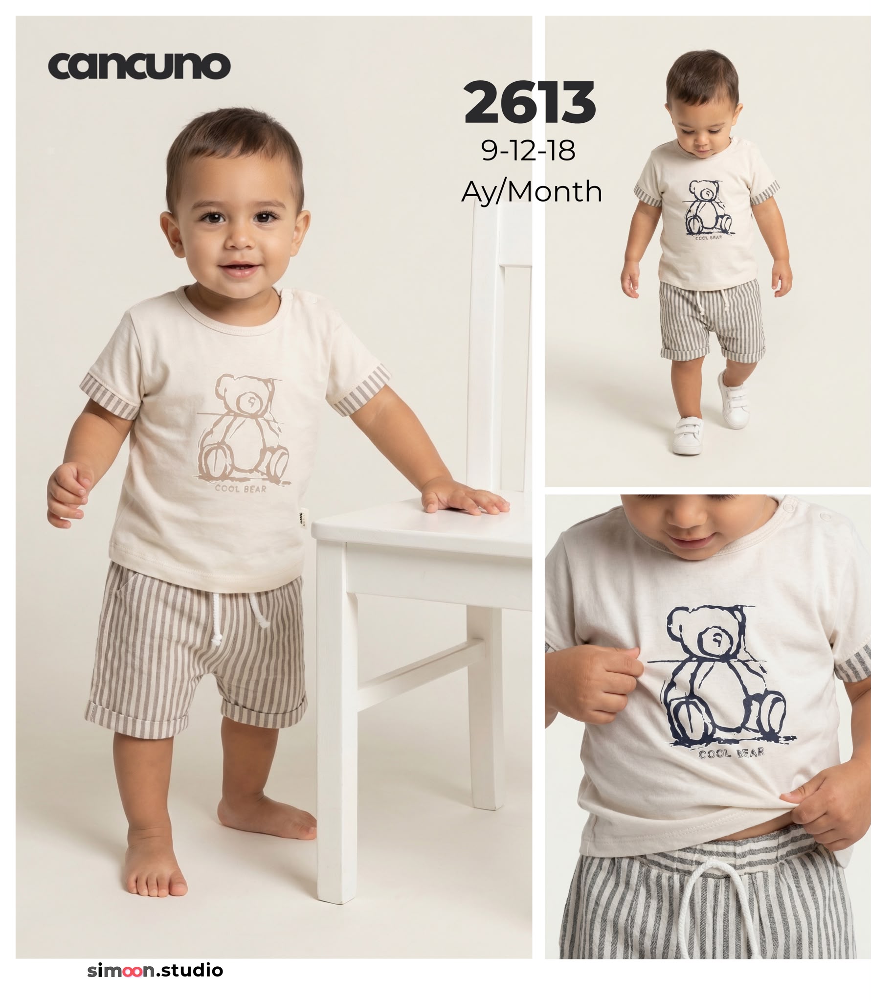 Can Cuno yazlık bebek giyim model 2613