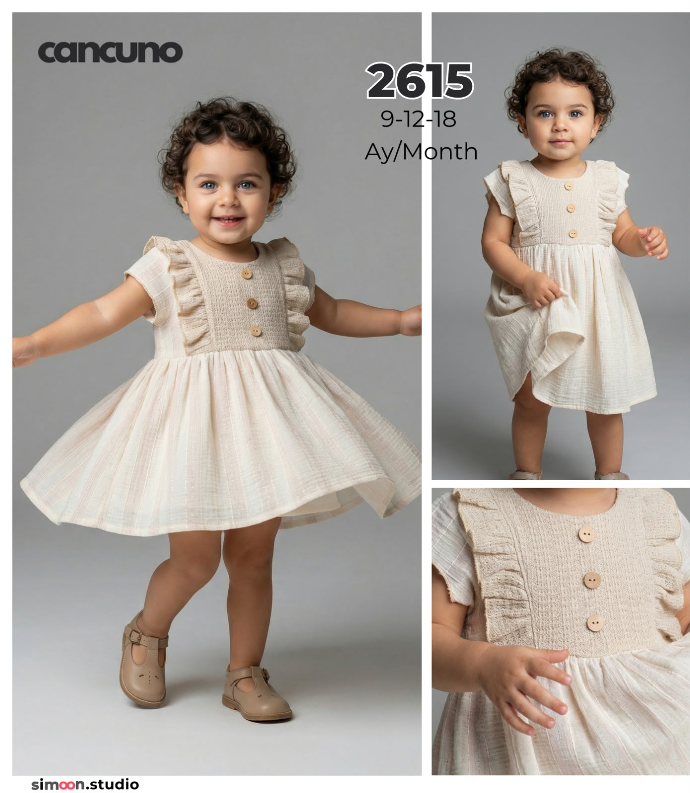 Can Cuno yazlık bebek giyim model 2615
