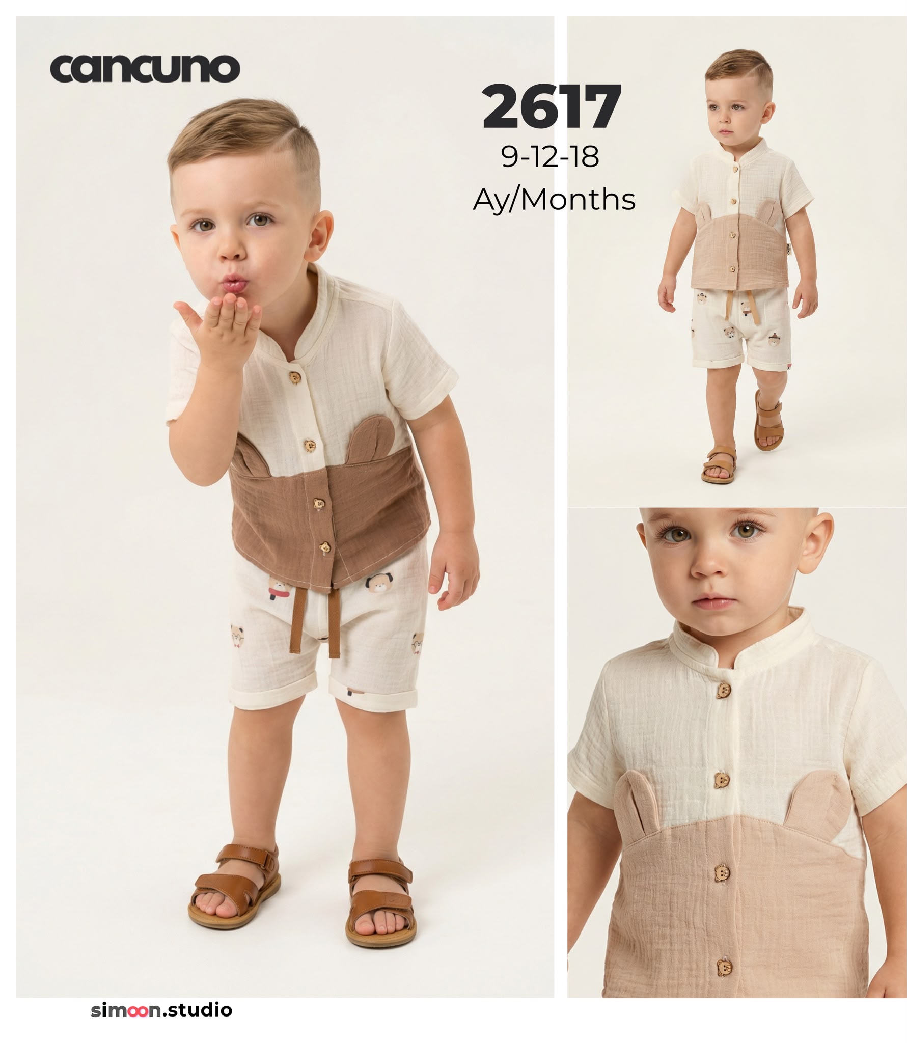 Can Cuno yazlık bebek giyim model 2617
