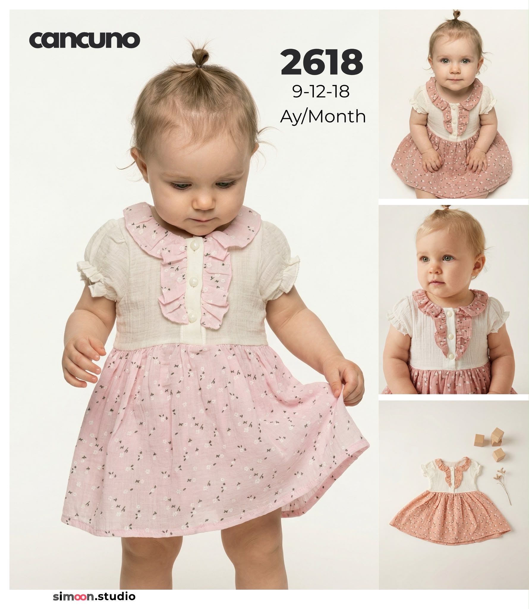 Can Cuno yazlık bebek giyim model 2618